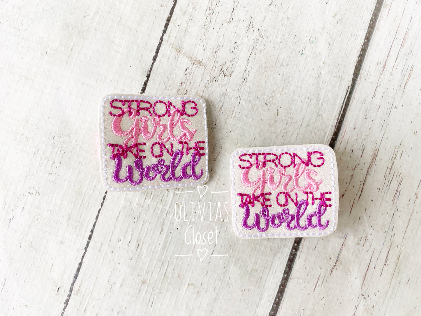 Strong Girls Hair Clip