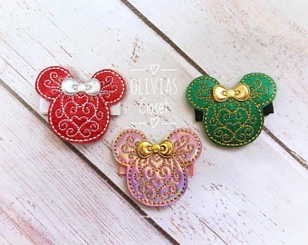 Fancy Mouse hair clip