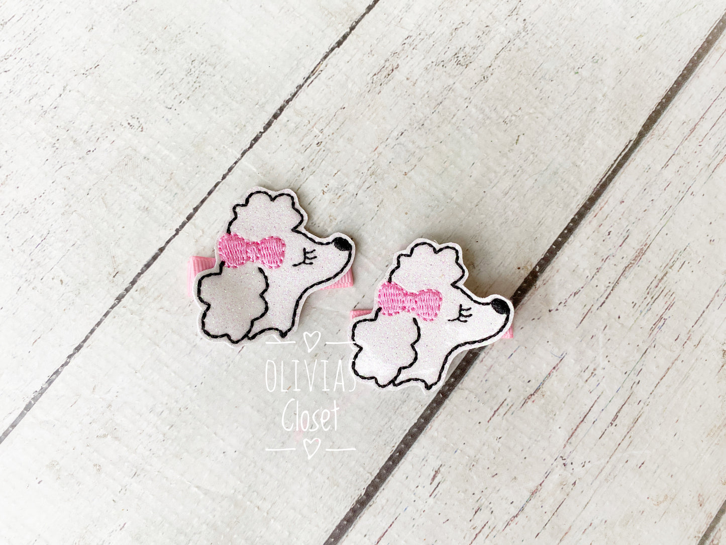 Poodle Hair Clip