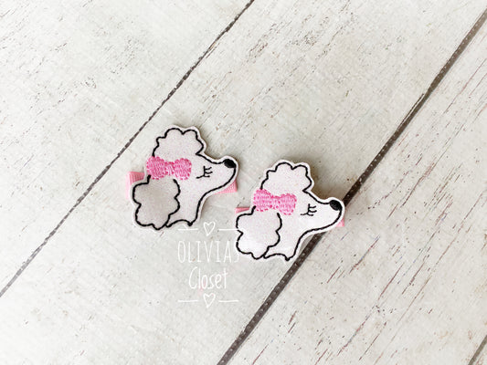 Poodle Hair Clip