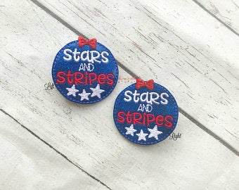 Stars & Stripes Hair Clip