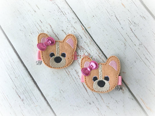 Corgi Hair Clip