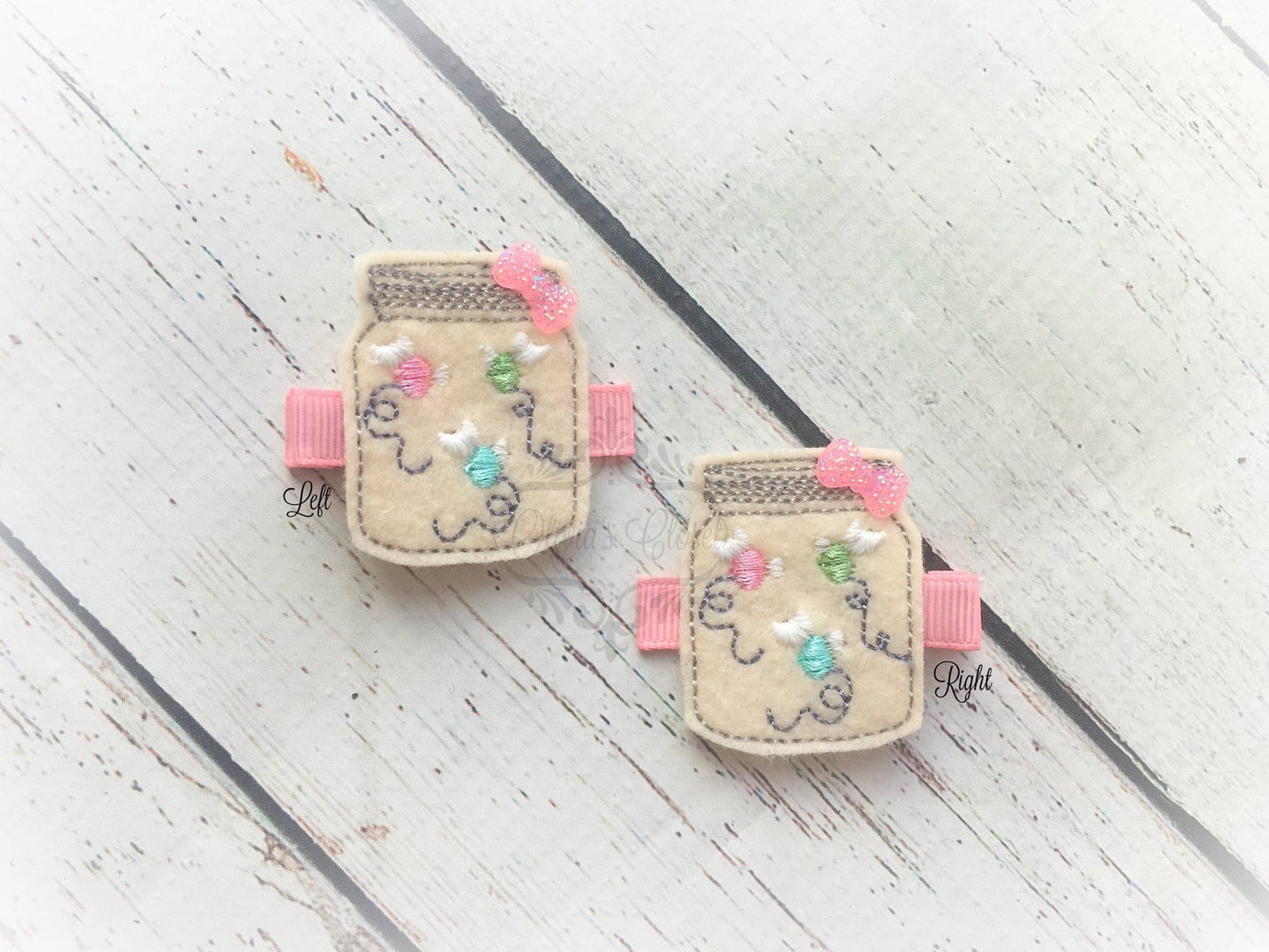 Firefly Jar Hair Clip