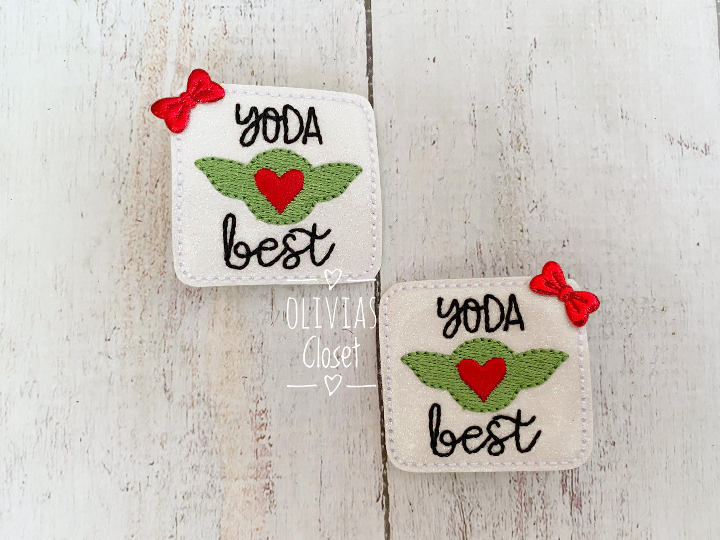 Green Alien Hair Clip