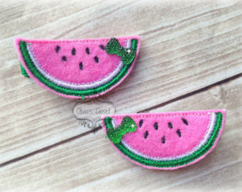 Watermelon Hair Clip