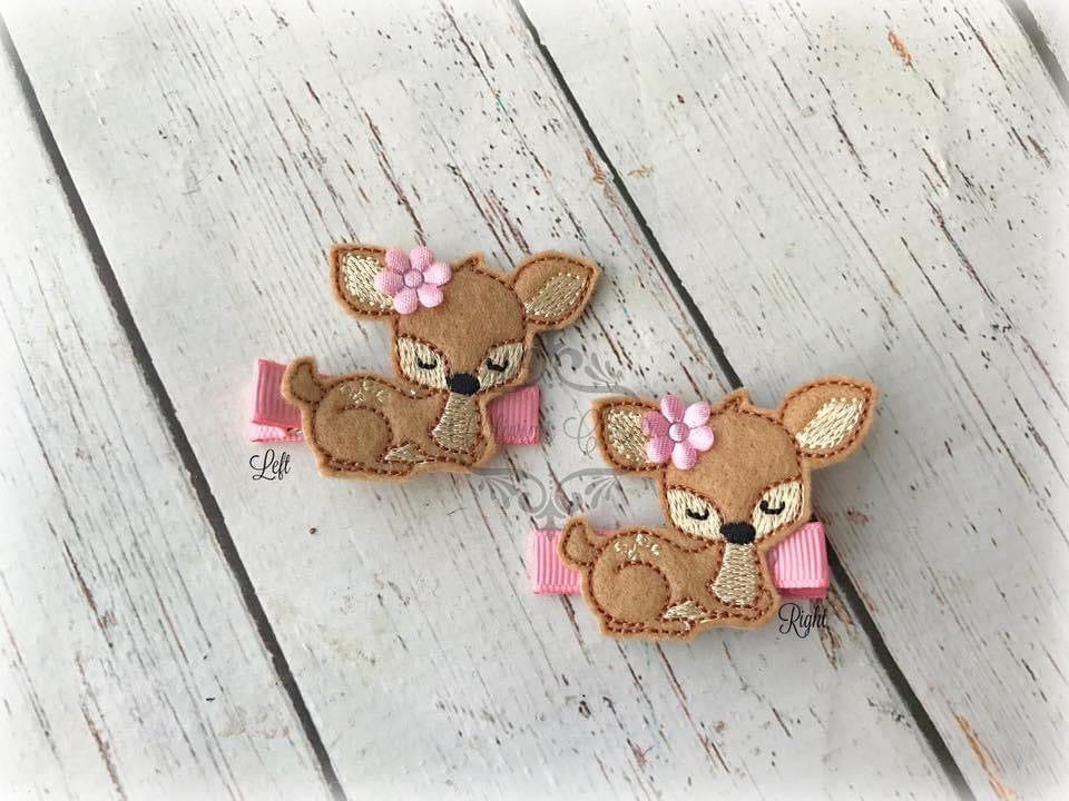 Sweet Deer Hair Clip