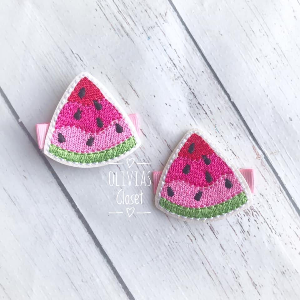 Watermelon Hair Clip