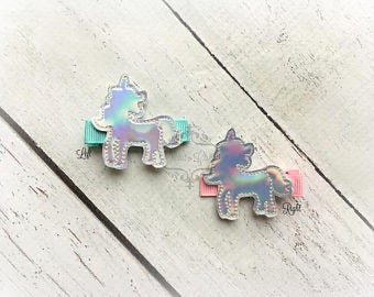 Unicorn Hair Clip