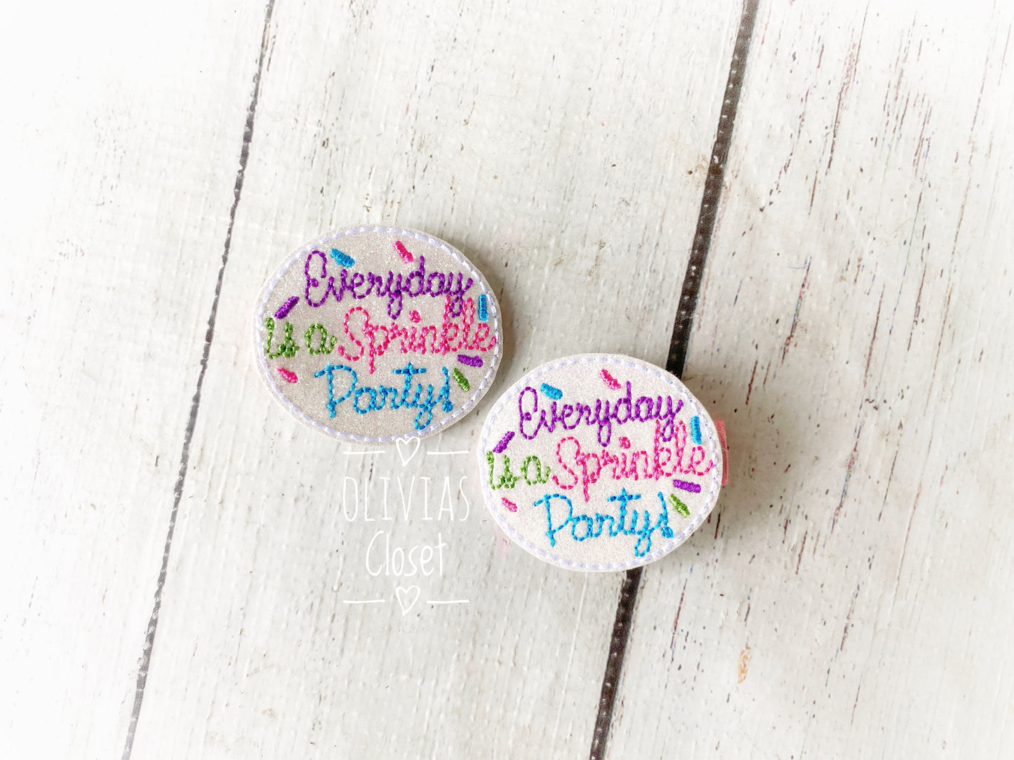 Sprinkle Party Hair Clip