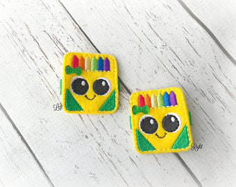 Crayon Box Hair Clip