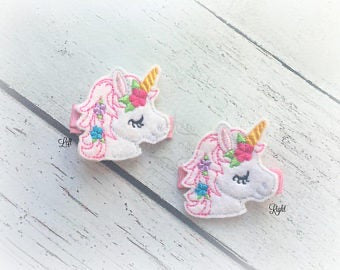 Unicorn Hair Clip