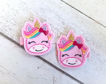 Unicorn Hair Clip