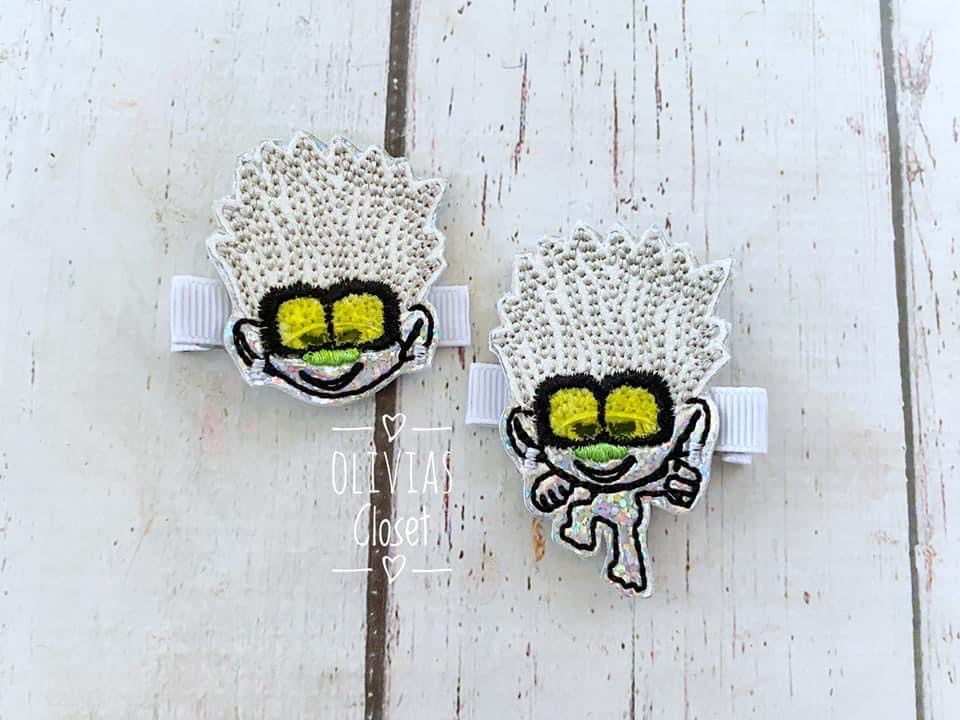 Diamond Tiny Troll Hair clip