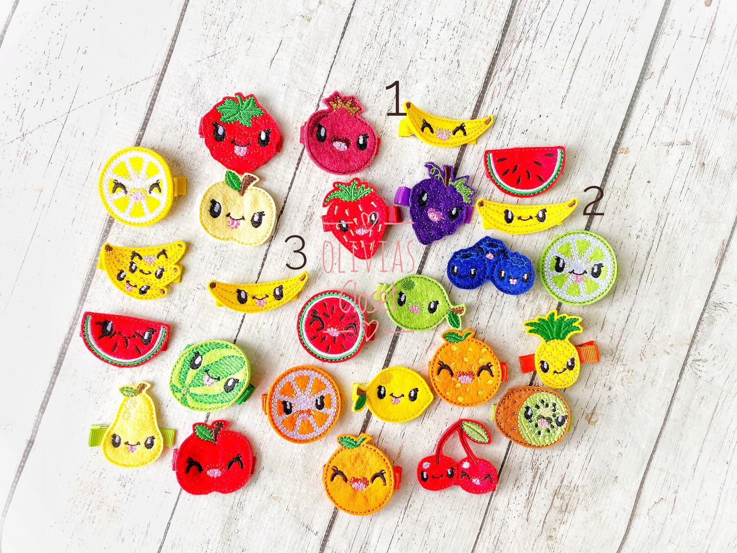 Fruit Hair Clip