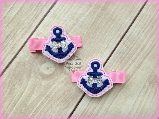 Anchor Hair Clip