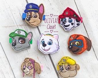 Pup Patrol Hair clip