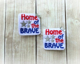 Home of the Brave Hair Clip