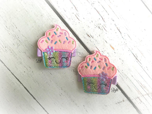 Cupcake Hair Clip