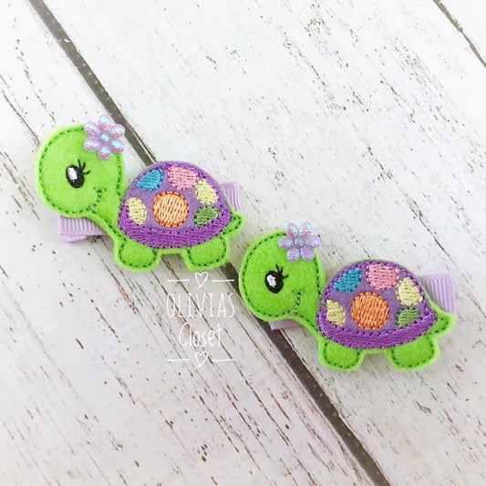 Turtle hair clip
