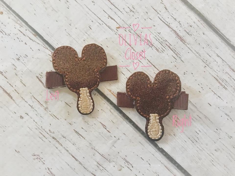 Mouse Ice Cream Hair Clip