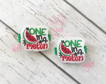 One in a Melon Hair Clip