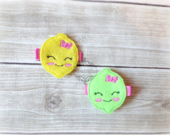 Lemon & Lime Hair Clip