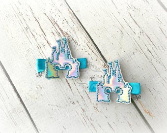 Mouse Castle Hair Clip