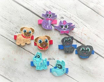 Puppy Cartoon Hair Clip