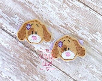 Puppy Patches Hair Clip