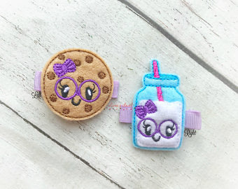 Milk & Cookie Hair Clip