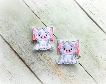 Pig Hair Clip
