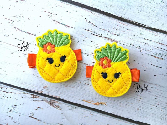 Pineapple Flower Hair Clip