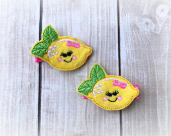 Lemon Cutie Hair Clip