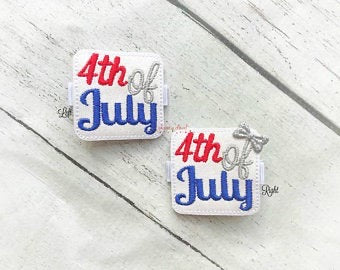 4th of July Hair Clip
