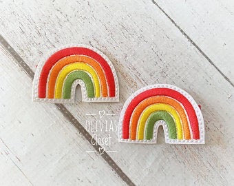Rainbow Hair Clip