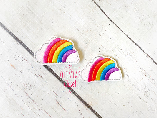 Rainbow Cloud Hair Clip