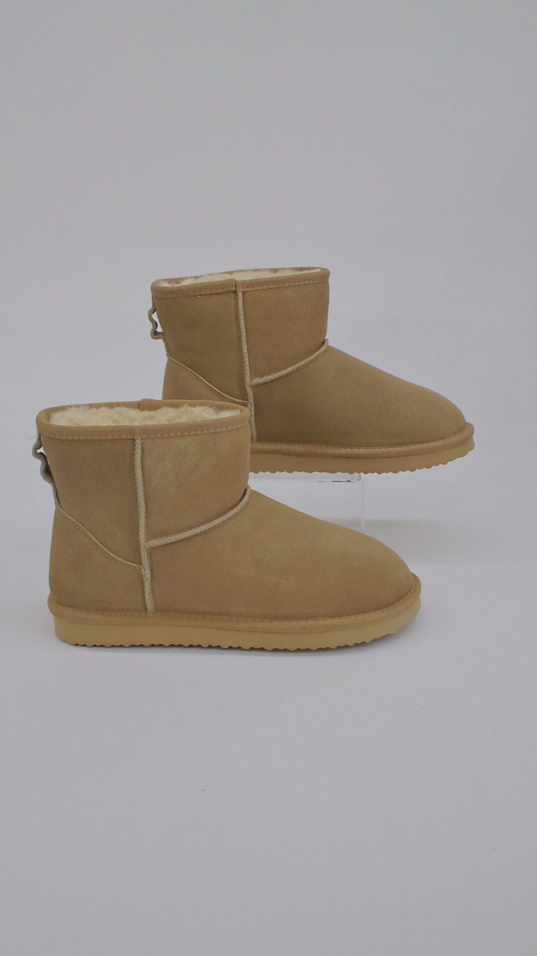 STIVALETTI BEIGE ALTI
