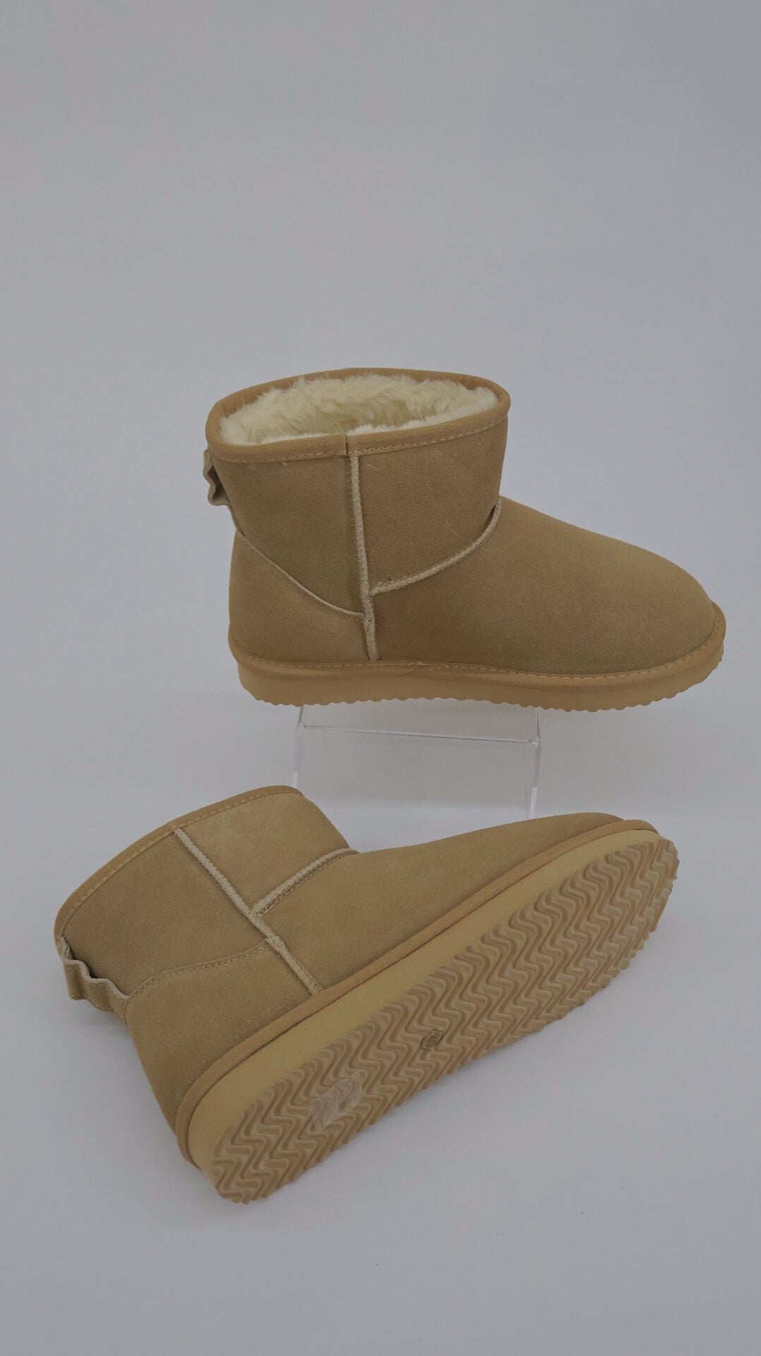 STIVALETTI BEIGE ALTI