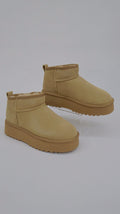 STIVALETTI BEIGE PLATFORM