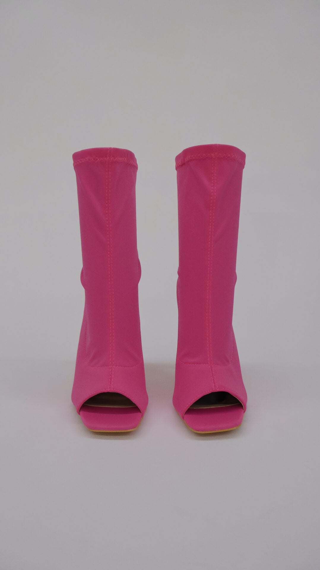 STIVALETTI OPEN TOE FUCSIA
