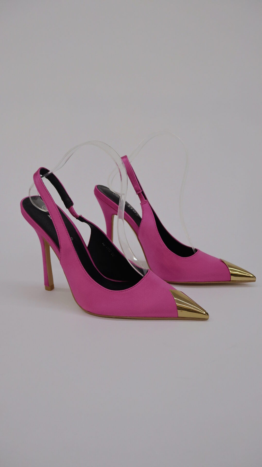 DECOLLETE FUCSIA PUNTA ORO