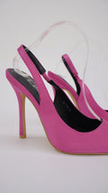 DECOLLETE FUCSIA PUNTA ORO