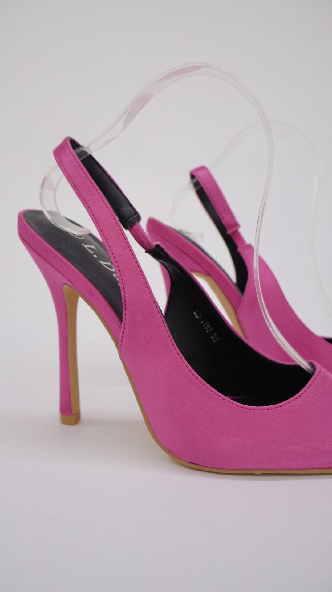 DECOLLETE FUCSIA PUNTA ORO