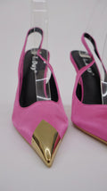 DECOLLETE FUCSIA PUNTA ORO