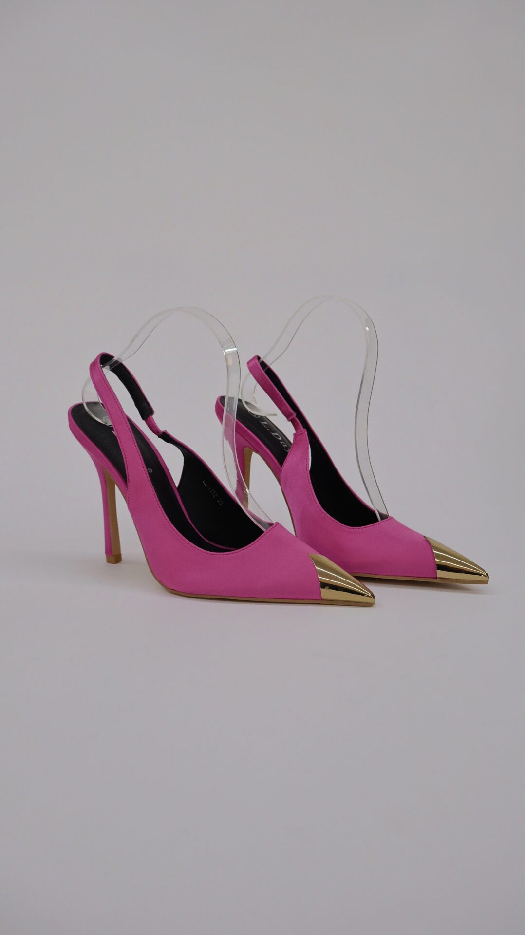 DECOLLETE FUCSIA PUNTA ORO