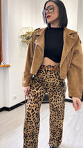 PANTALONE MORBIDO LEOPARDATO