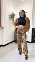 PANTALONE MORBIDO LEOPARDATO