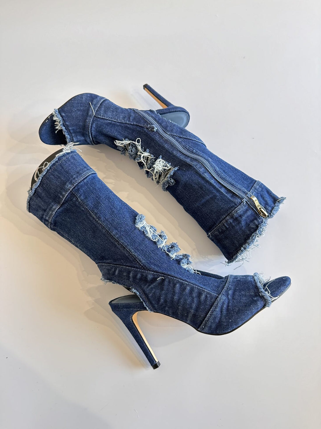 STIVALETTI DARK DENIM (39)