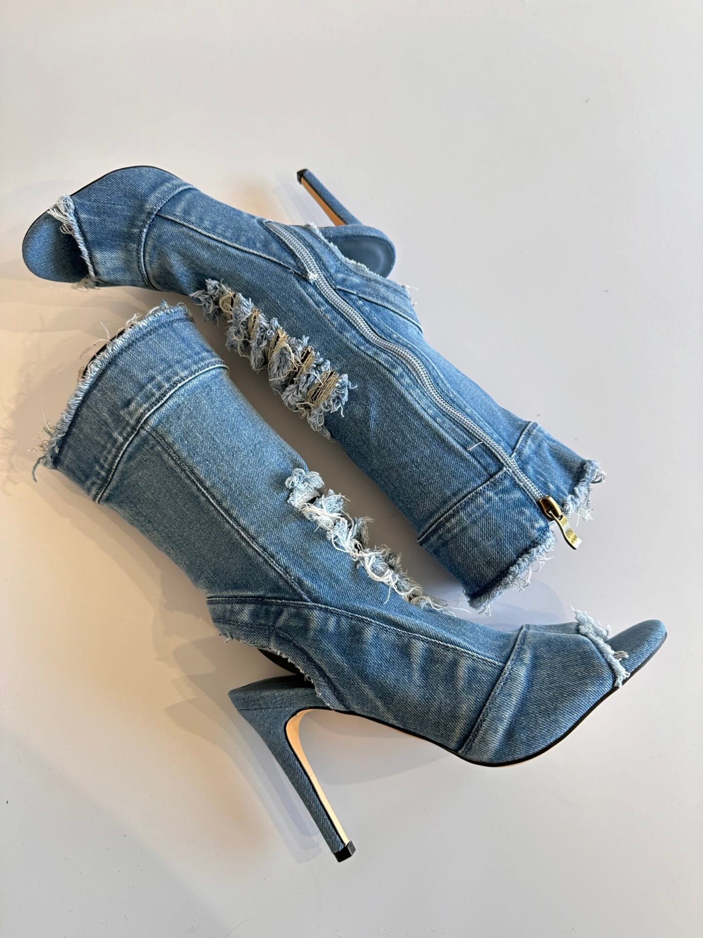 STIVALETTI LIGHT DENIM (39)