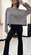 MAGLIETTA A RIGHE BLUE